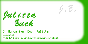 julitta buch business card